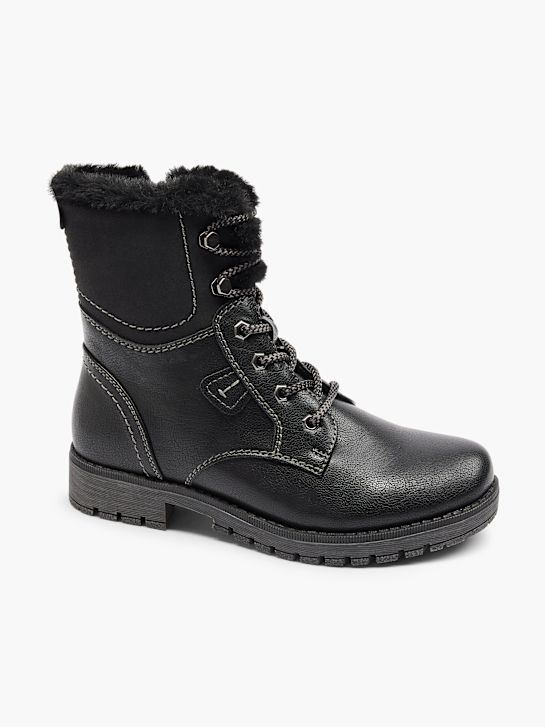 easy street laced ankle boot black deichmann