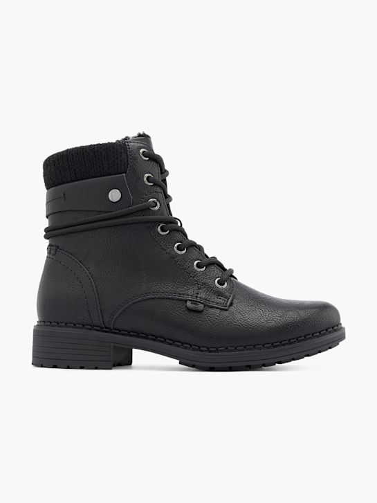 easy street lace-up boot black deichmann