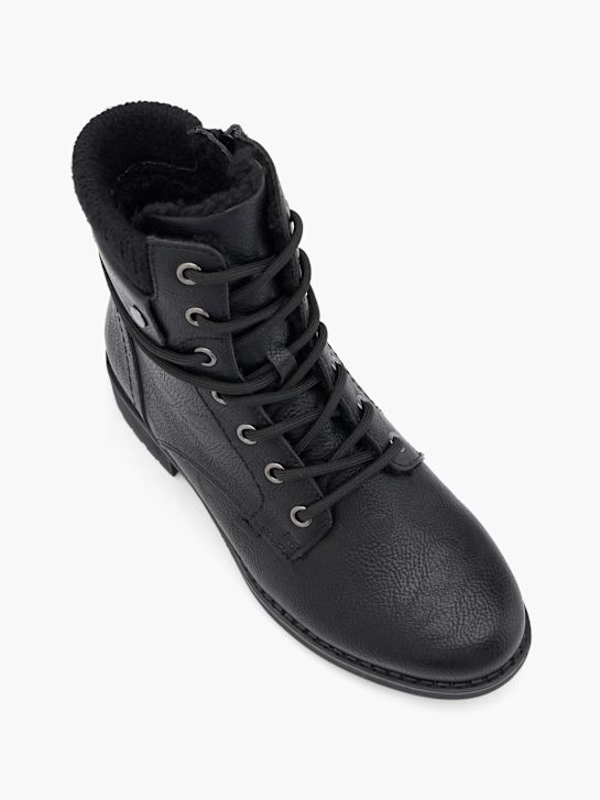 easy street lace-up boot black deichmann
