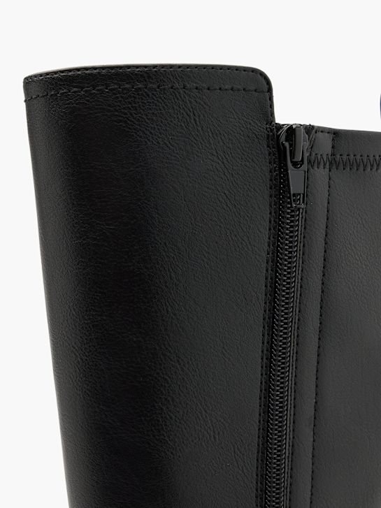 easy street knee high boot black deichmann