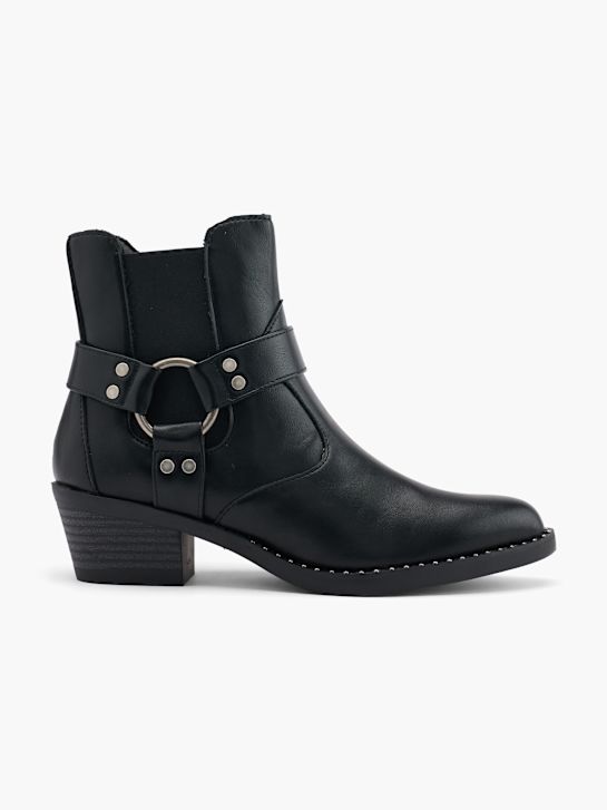 graceland cowboy boot black deichmann