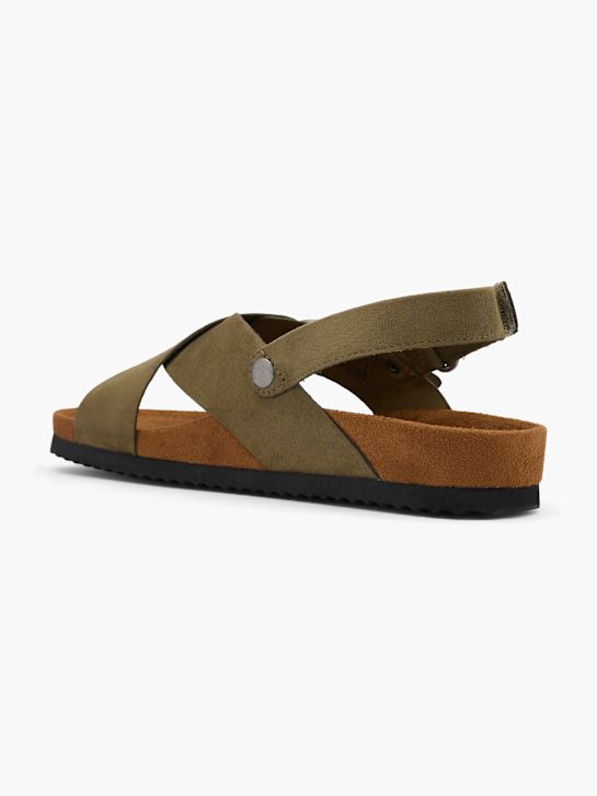 graceland sandal khaki deichmann