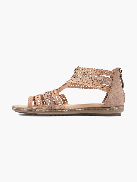 easy street sandal brown deichmann
