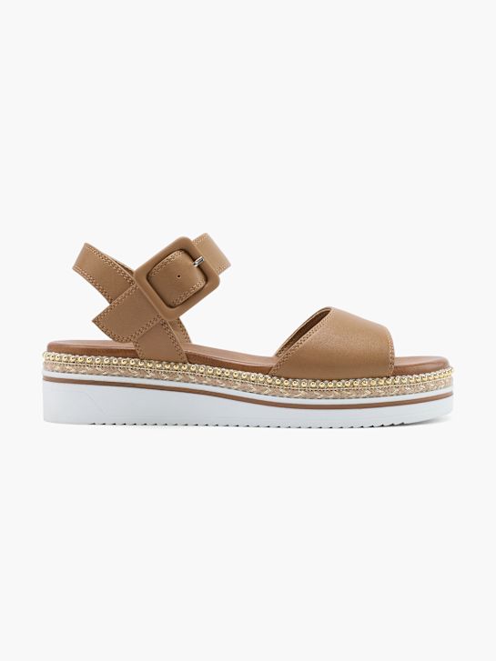 graceland sandal cognac deichmann