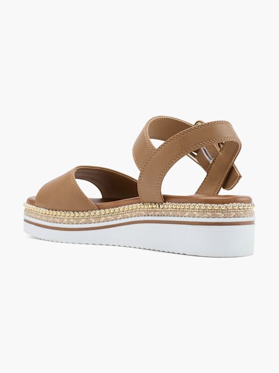 graceland sandal cognac deichmann