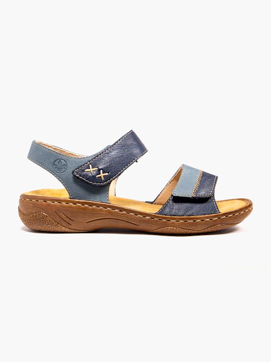 rieker sandal blue deichmann