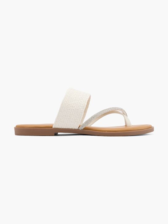 graceland flip flop white deichmann