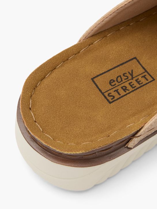 easy street footbed sandal beige deichmann