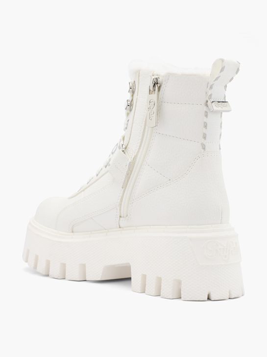 buffalo lace-up boot white deichmann