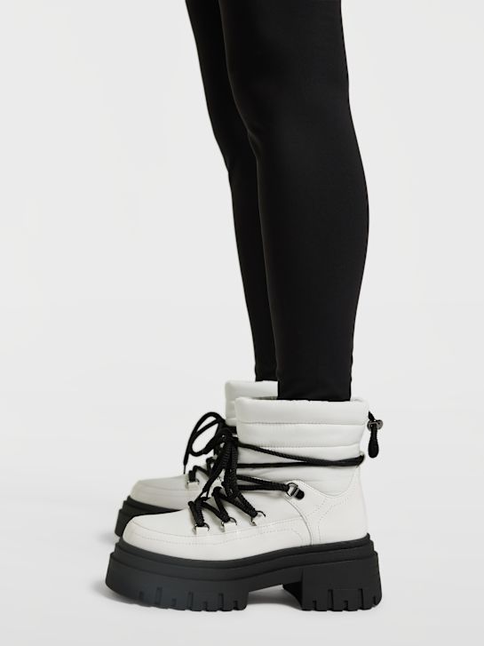 catwalk lace-up boot white deichmann