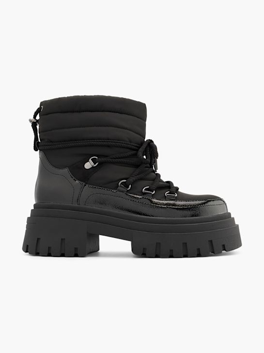 catwalk lace-up boot black deichmann