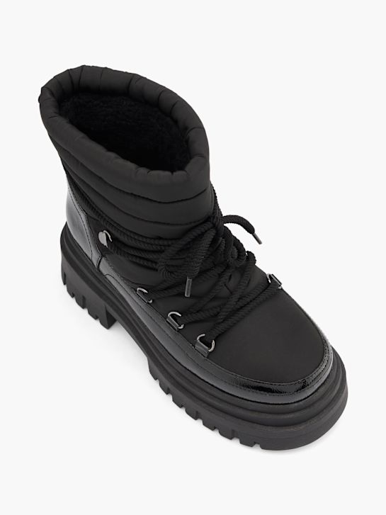 catwalk lace-up boot black deichmann