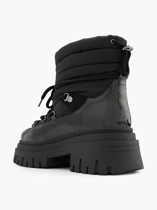 catwalk lace-up boot black deichmann