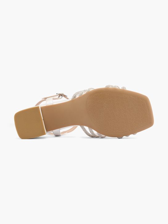 catwalk heeled sandal white deichmann