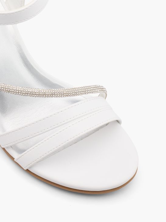 graceland heeled sandal white deichmann