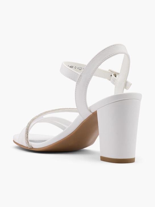 graceland heeled sandal white deichmann