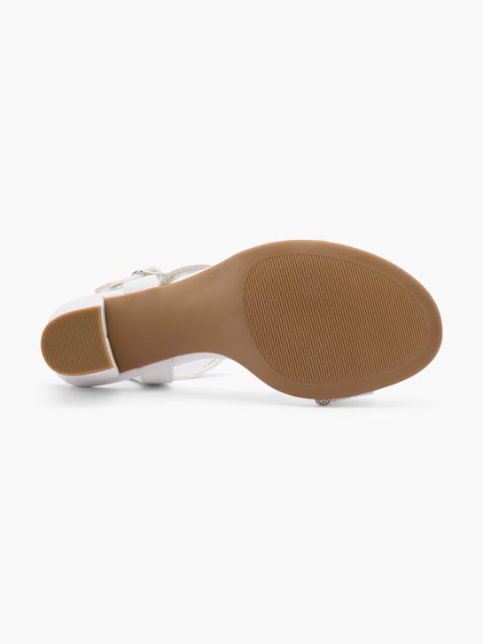 graceland heeled sandal white deichmann