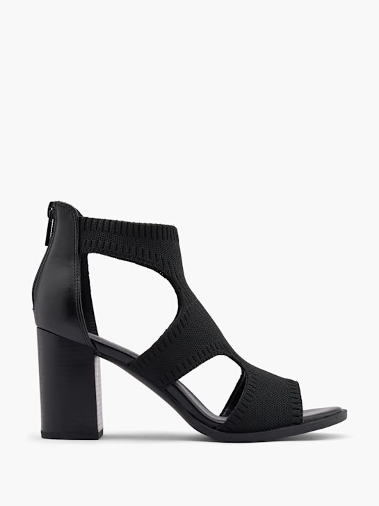 graceland heeled sandal black deichmann