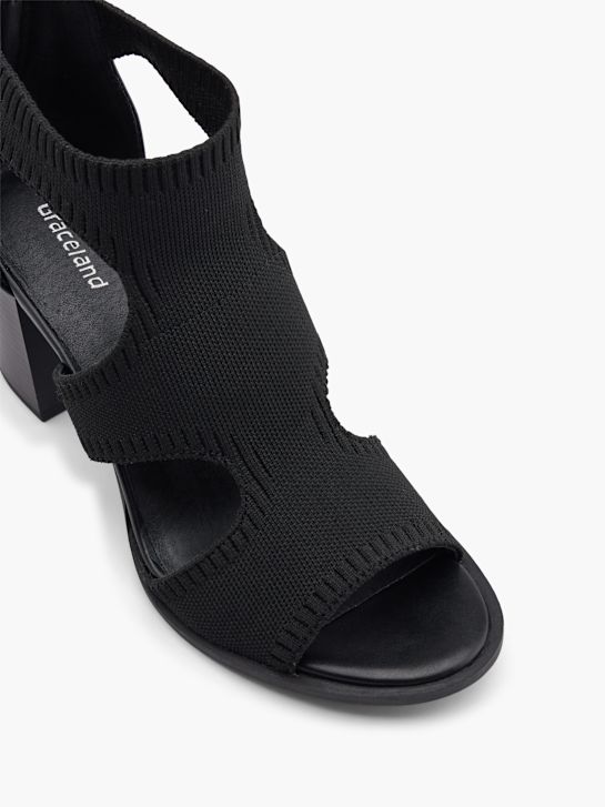 graceland heeled sandal black deichmann