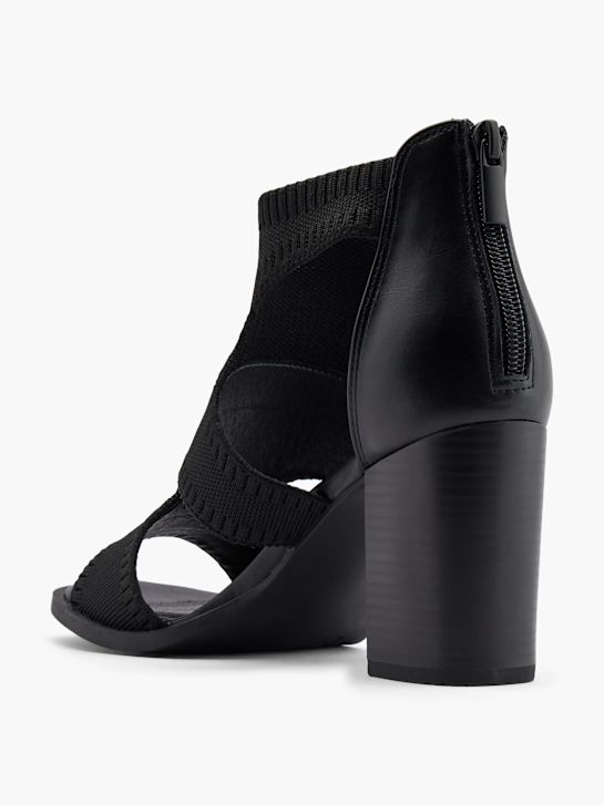 graceland heeled sandal black deichmann