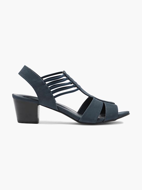 graceland heeled sandal blue deichmann