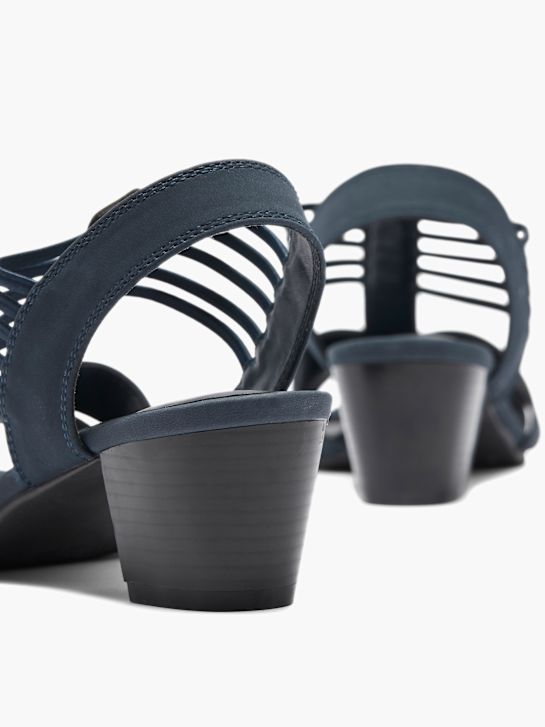 graceland heeled sandal blue deichmann