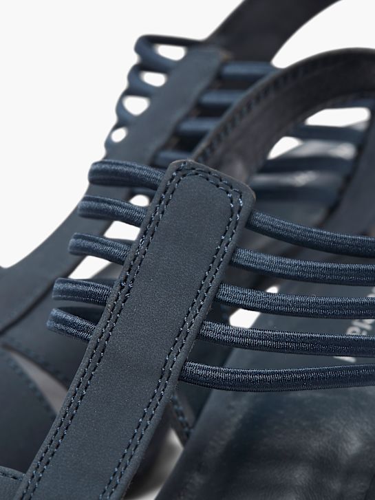 graceland heeled sandal blue deichmann