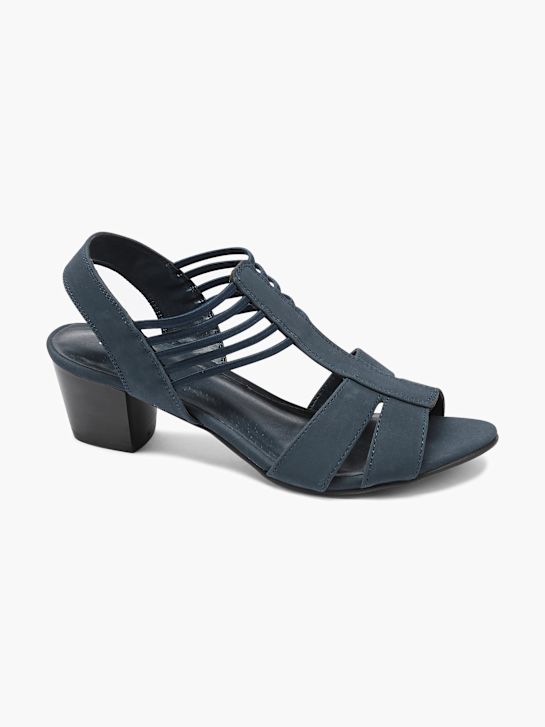 graceland heeled sandal blue deichmann