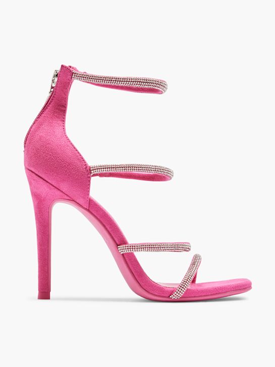 catwalk heeled sandal pink deichmann