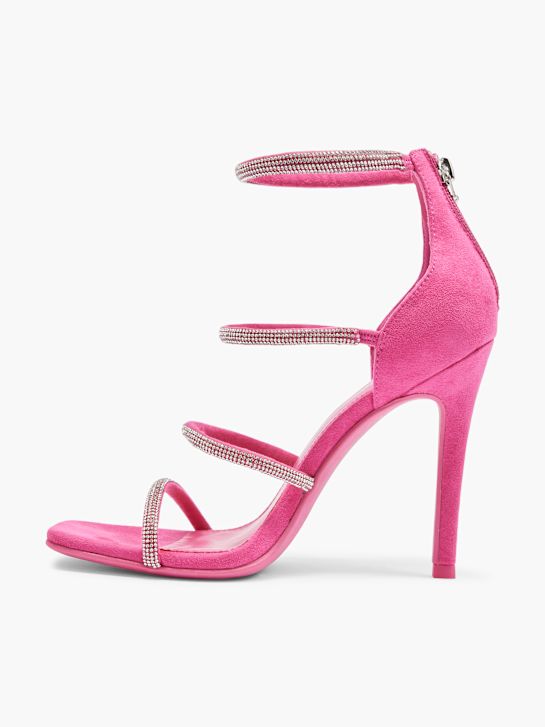 catwalk heeled sandal pink deichmann