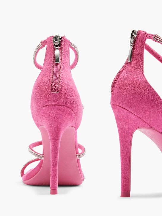catwalk heeled sandal pink deichmann