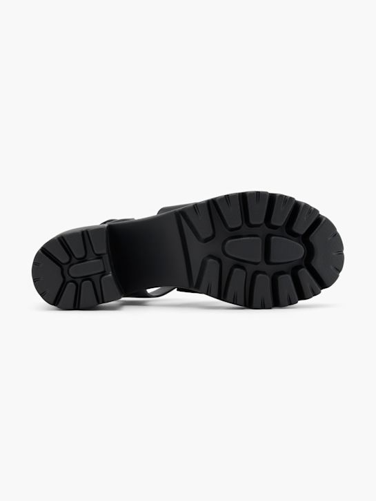 catwalk heeled sandal black deichmann