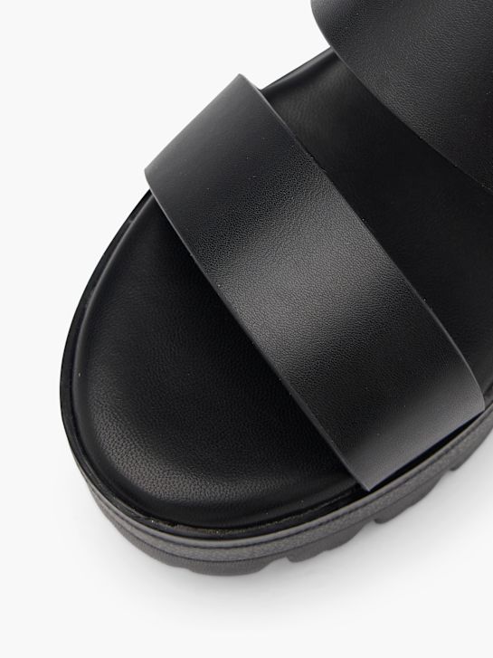catwalk heeled sandal black deichmann