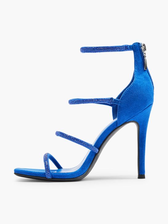 catwalk heeled sandal blue deichmann