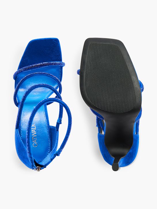 catwalk heeled sandal blue deichmann