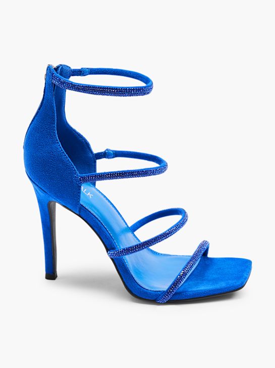 catwalk heeled sandal blue deichmann