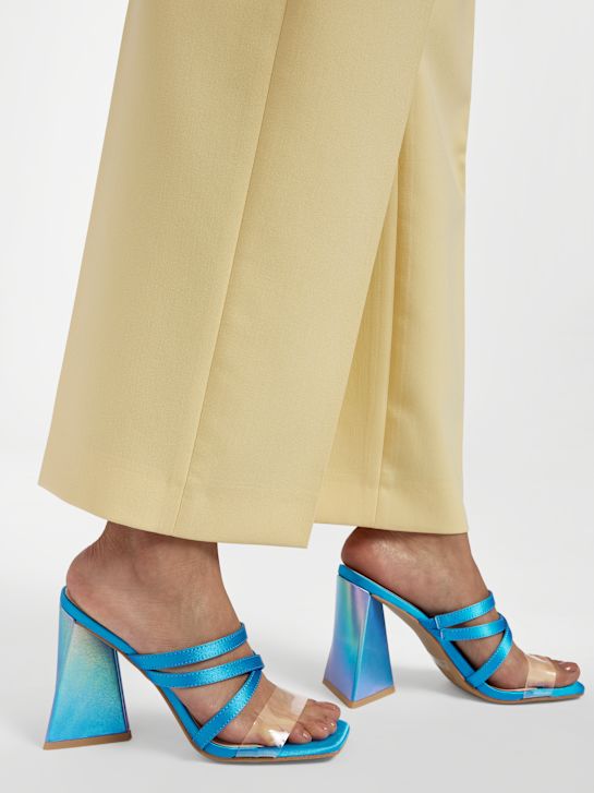 catwalk mule blue deichmann