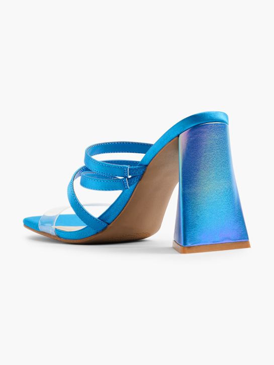 catwalk mule blue deichmann
