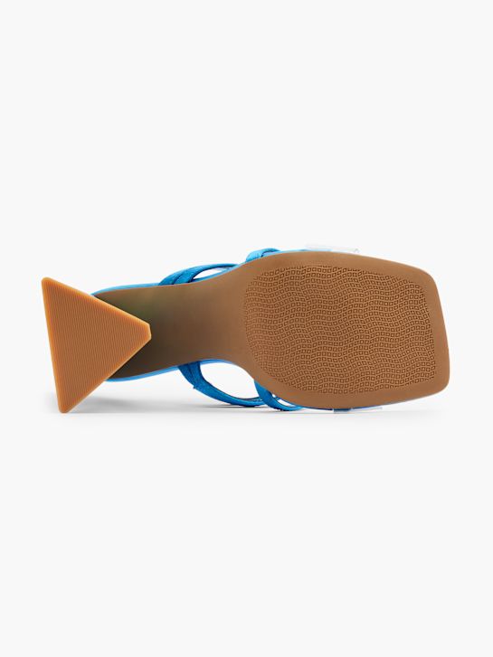 catwalk mule blue deichmann