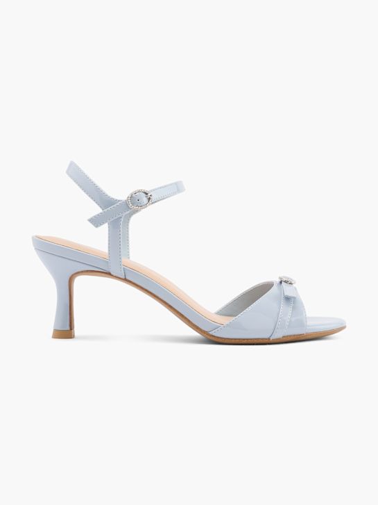 graceland heeled sandal blue deichmann