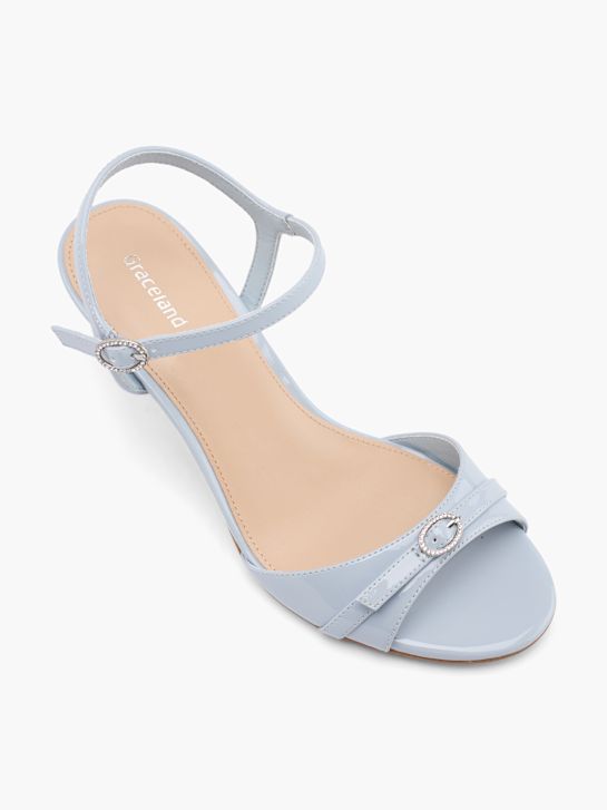 graceland heeled sandal blue deichmann