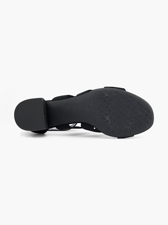 graceland heeled sandal black deichmann