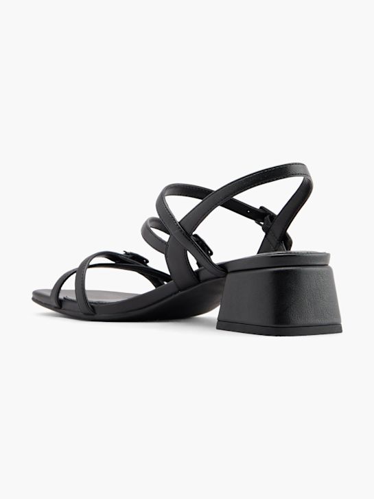 catwalk heeled sandal black deichmann