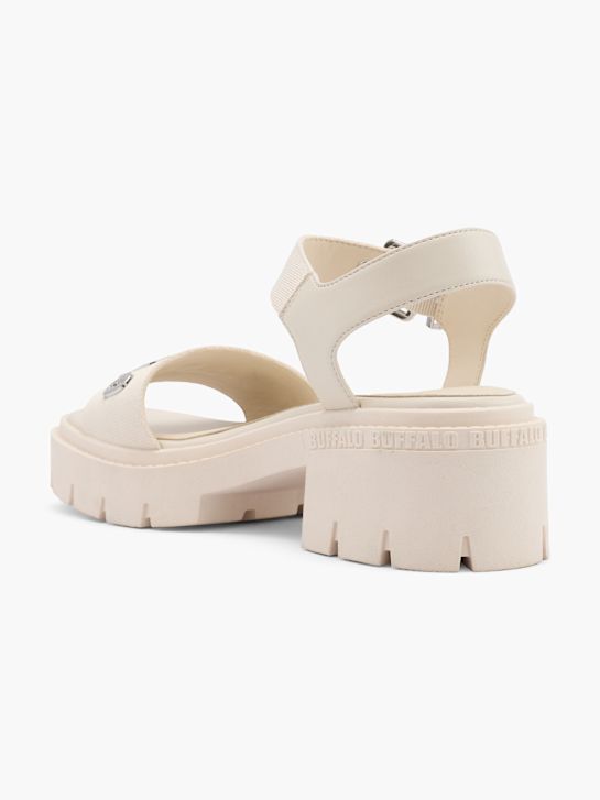 buffalo heeled sandal beige deichmann