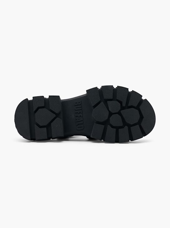 buffalo heeled sandal black deichmann