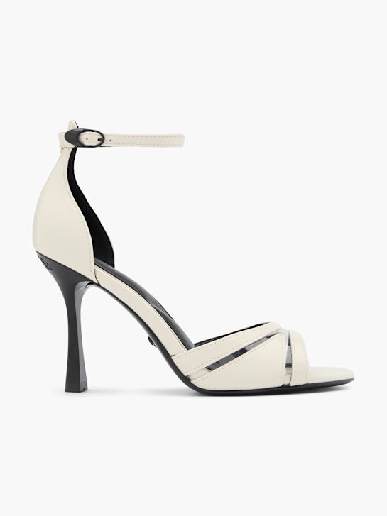 buffalo heeled sandal offwhite deichmann