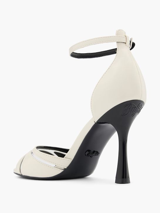 buffalo heeled sandal offwhite deichmann