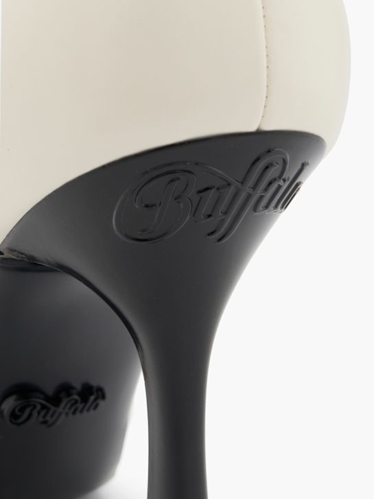 buffalo heeled sandal offwhite deichmann