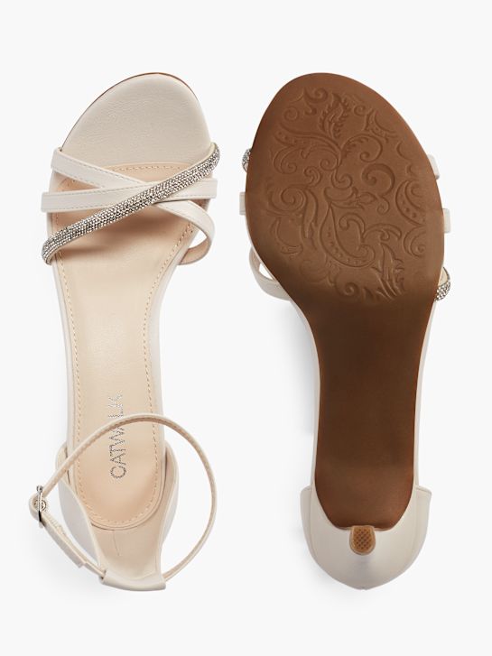 catwalk heeled sandal beige deichmann