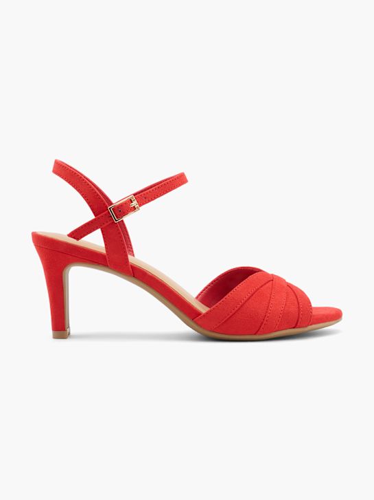 graceland heeled sandal red deichmann
